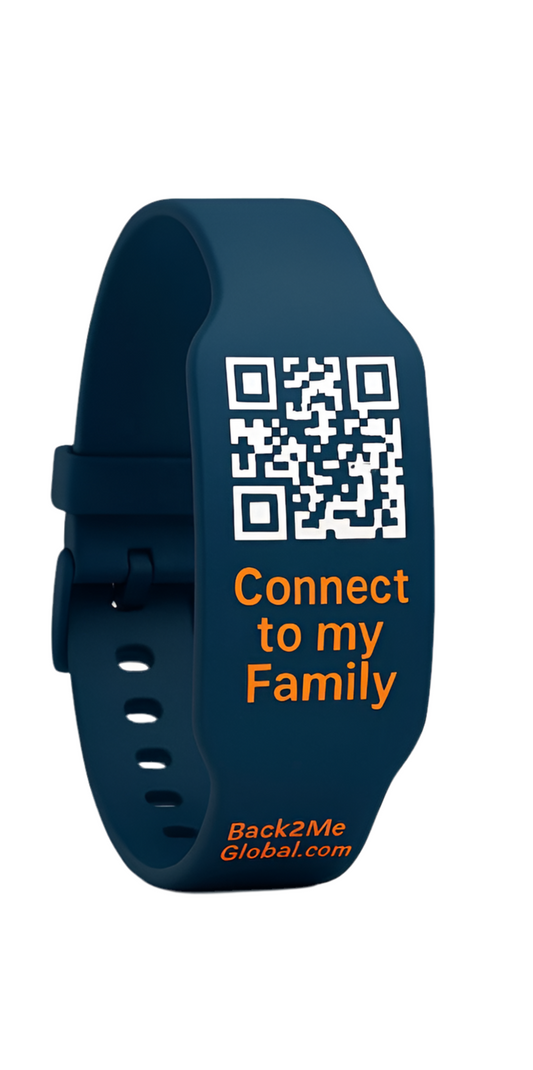 Smart safety Wristband for Kids with QR code ID