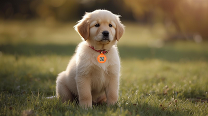 Smart Pet Tag with QR Code - Safety & Easy Identification